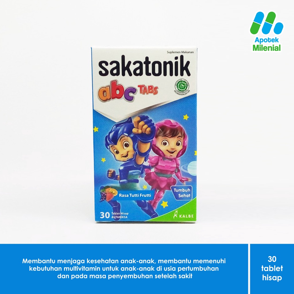 Sakatonik Abc Antariksa / Tuti Fruitti 30 Tablet