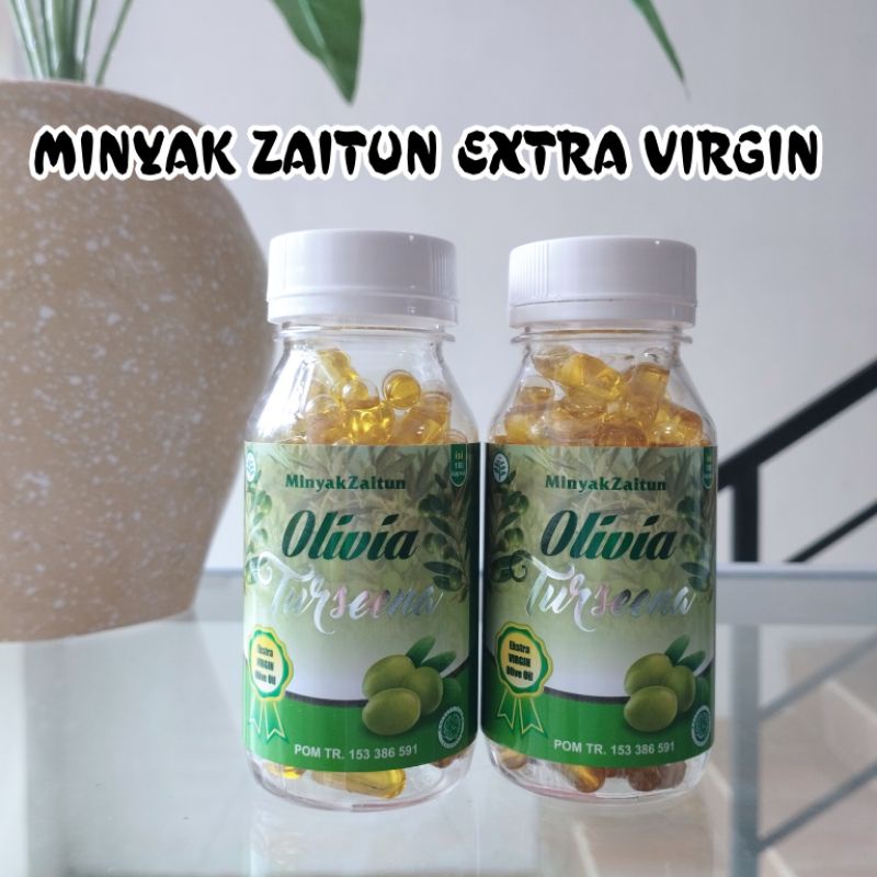 Minyak zaitun extra virgin 100 kapsul