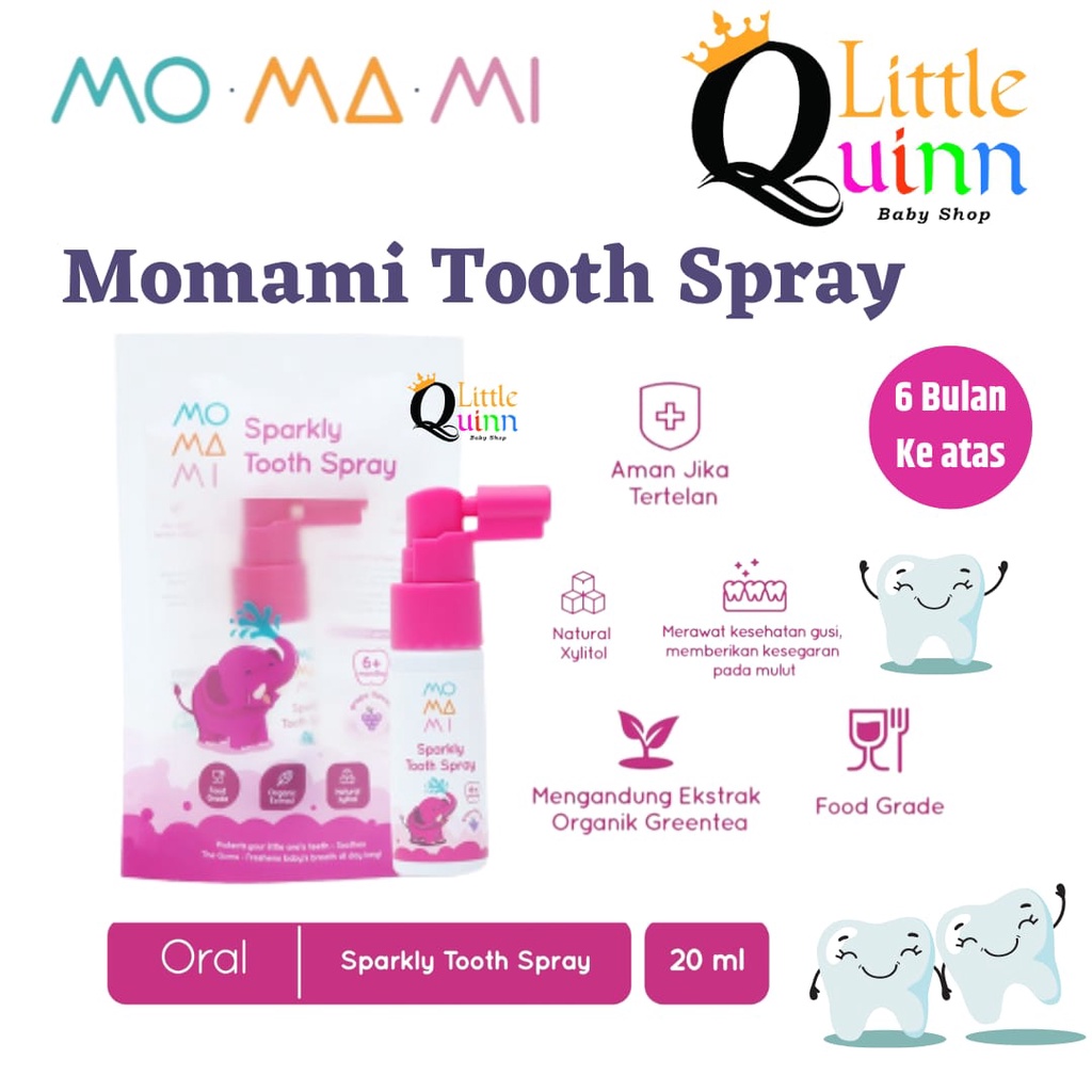 MOMAMI Sparkly Tooth Spray - T Spray Kids Momami