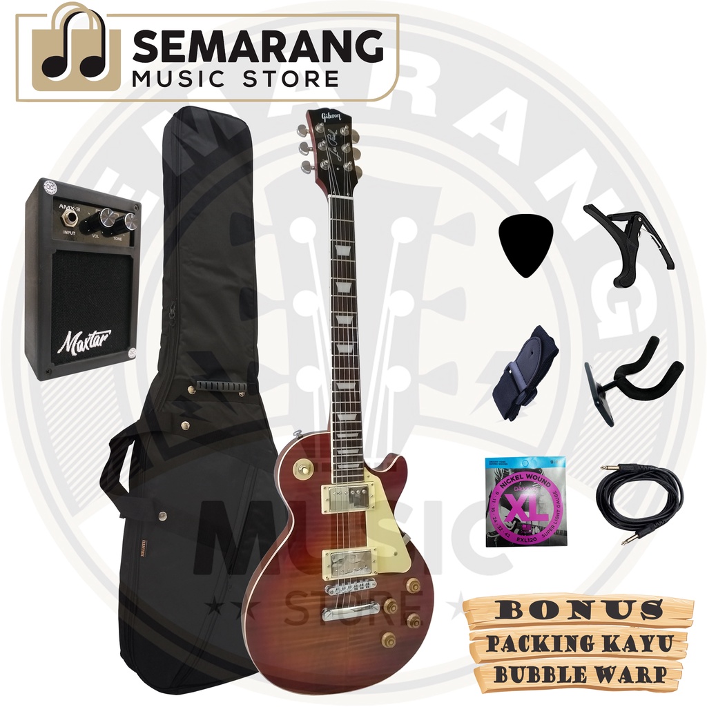 Gitar Elektrik Gibson Les Paul Sunbrust