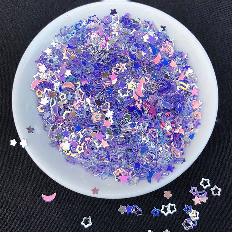 【 COD 】Accessories Nail For Nails 3D/Mixed Decoration Bubuk Glitter Sequin/Glitter Heart Star Flower Nail Art Decoration