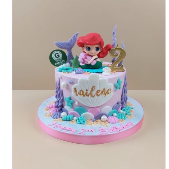 

BABY MERMAID UK 15CM / KUE ULANG TAHUN