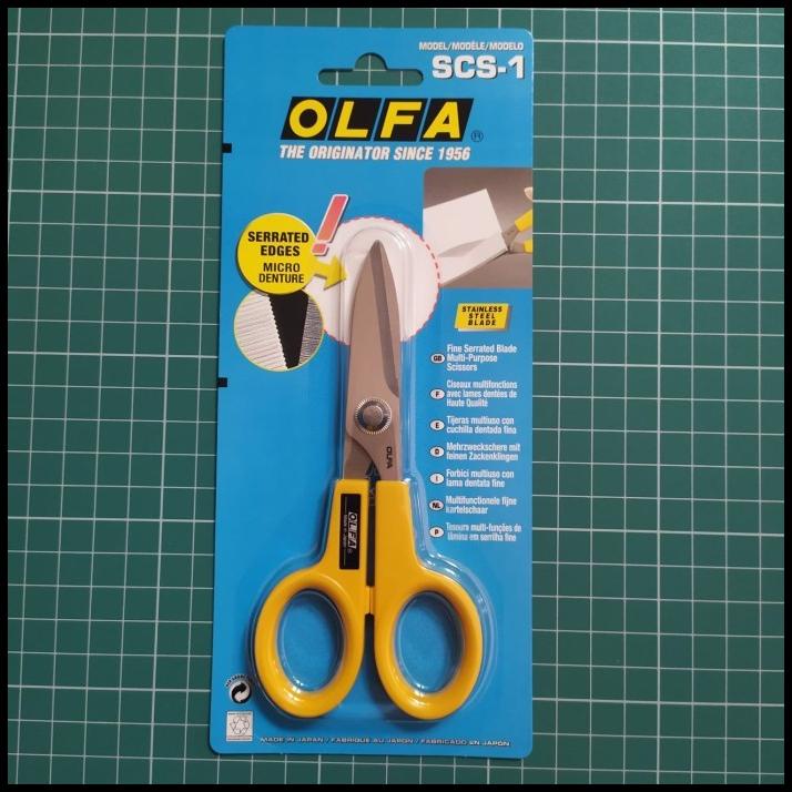 

Gunting Stainless Steel Scs-1 Olfa Stainless Steel Blade Scissors