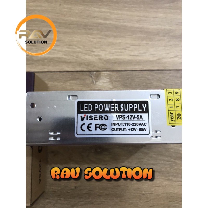 Power Supply Trafo Adaptor Jaring 12V - 5A