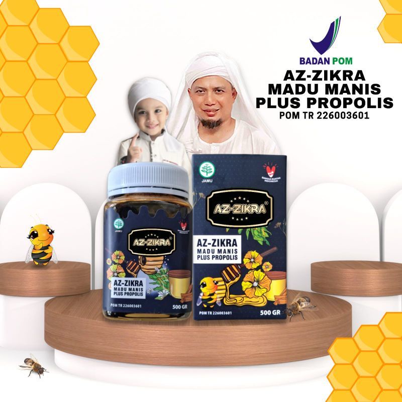 

AZ - ZIKRA ORIGINAL MADU MANIS PROPOLIS 500GR