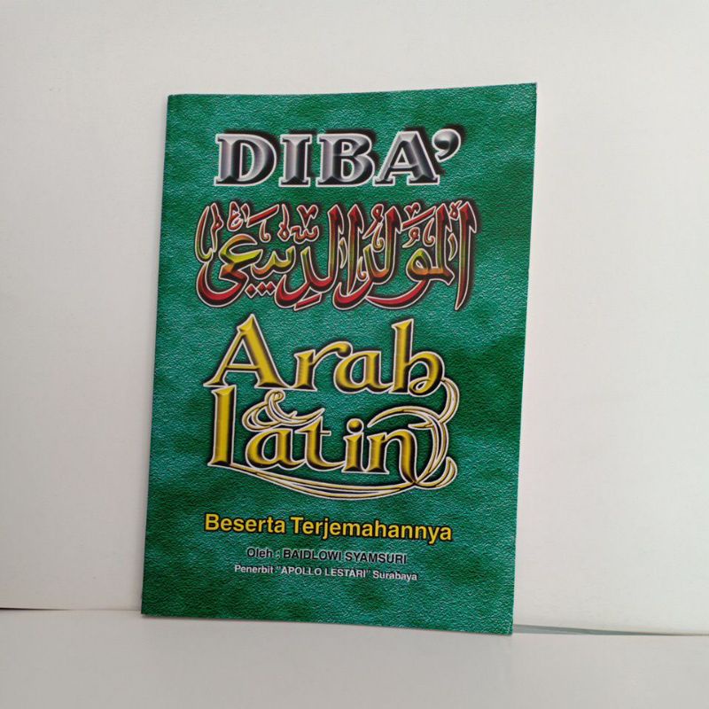Buku Maulid Diba' Arab dan Latin