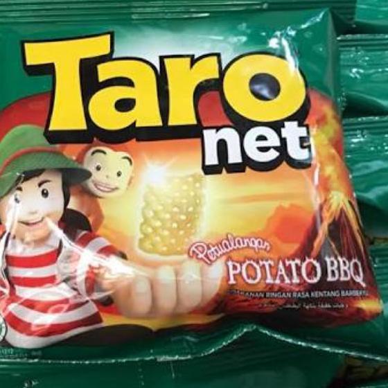 

5.5 Brands Festival Taro Net Snack Potato BBQ 90gram 9gr x 10 bungkus