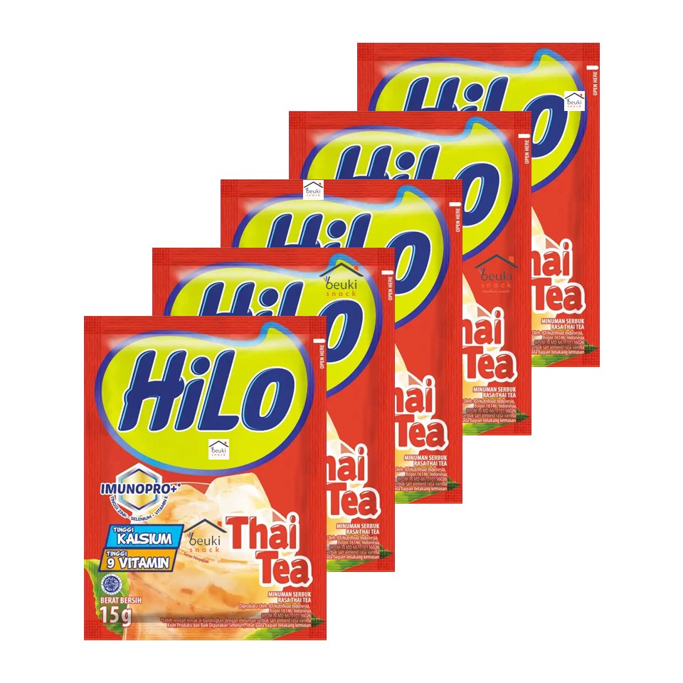Jual 5PCS HiLo Thai Tea Minuman Bubuk Rasa Teh Khas Thailand Shopee