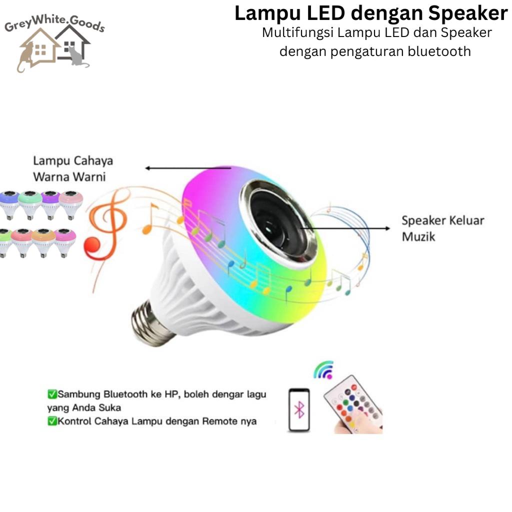 GW Lampu Smart Lamp Speaker 3in1 Multifungsi