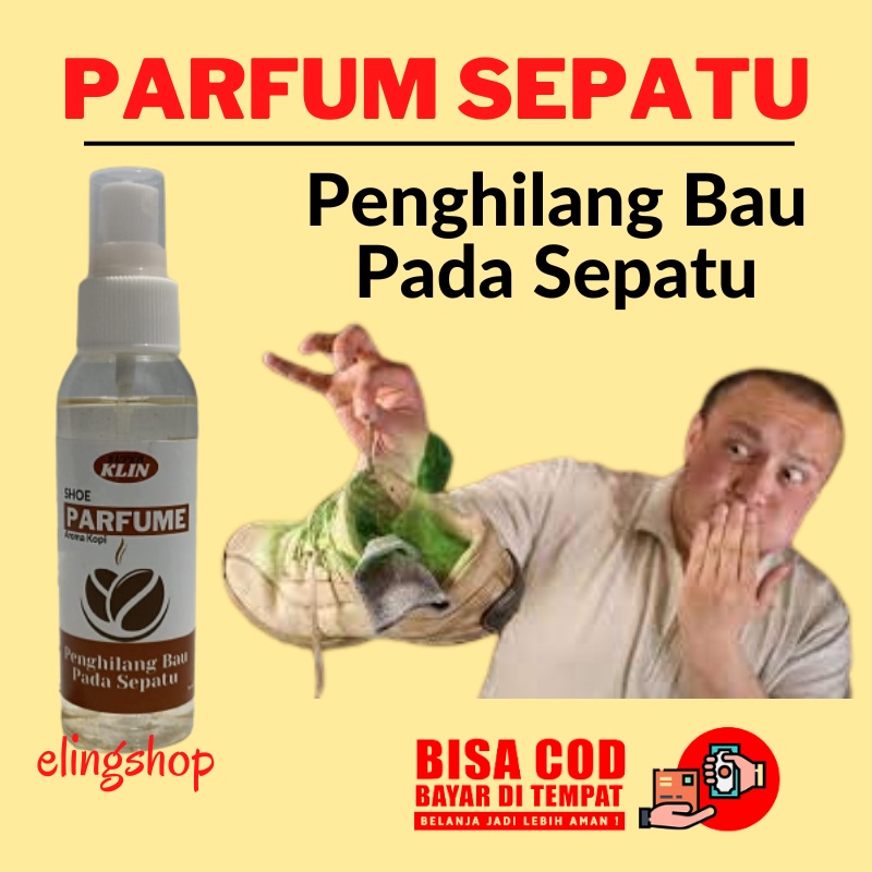 Parfum Pewangi Pengharum Penghilang Bau Disinfectan Sepatu Tas Helm Anti Bakteri Aroma Kopi