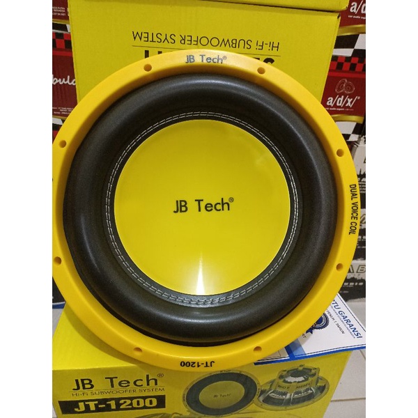 Subwoofer High Class JB-Tech JT-1200.High Performance Subwoofer 1200Watt..