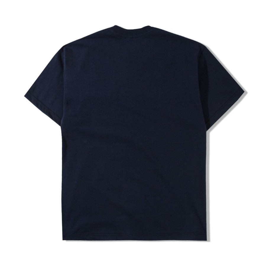 Real Heavy SS Pocket T Shirt 16s Navy