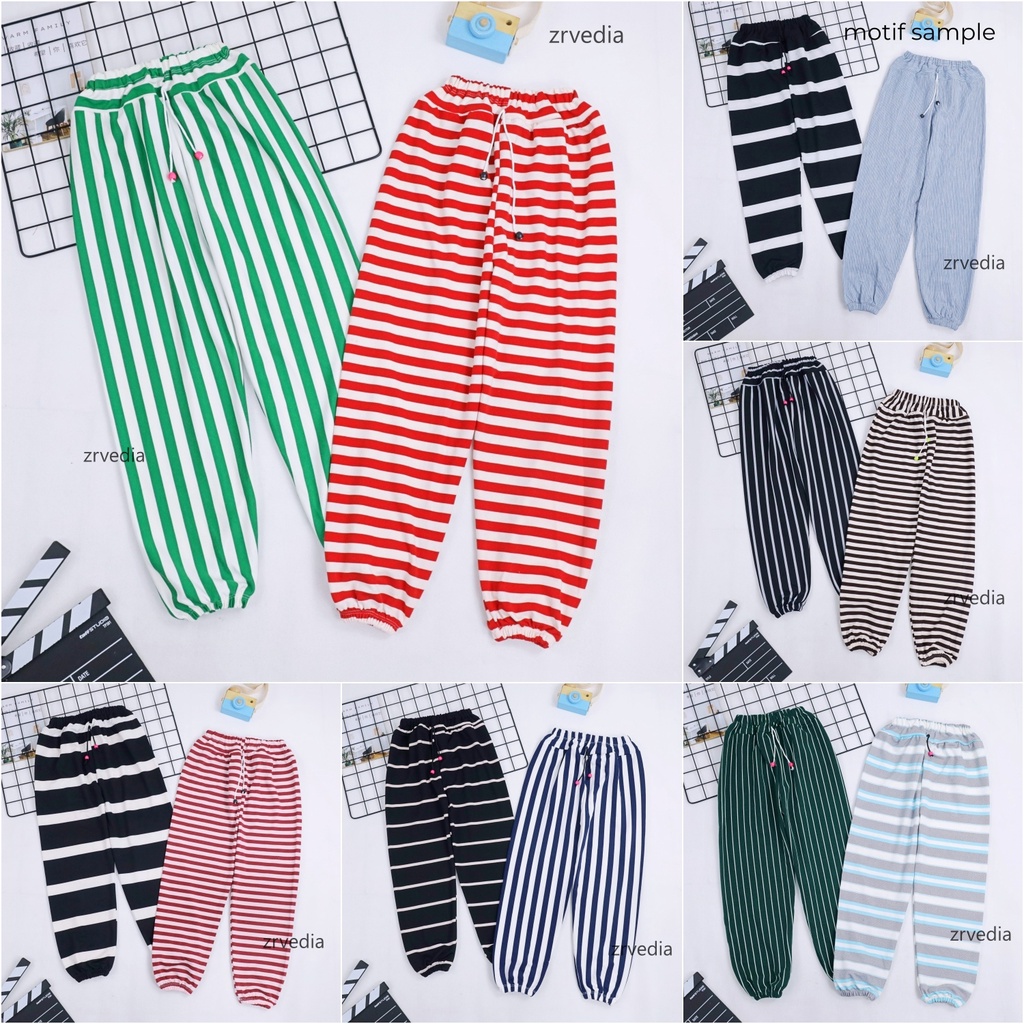 Jogger Motif Uk 8-10 Tahun / Joger Pants Celana Panjang Anak Laki Perempuan Import Grosir Murah