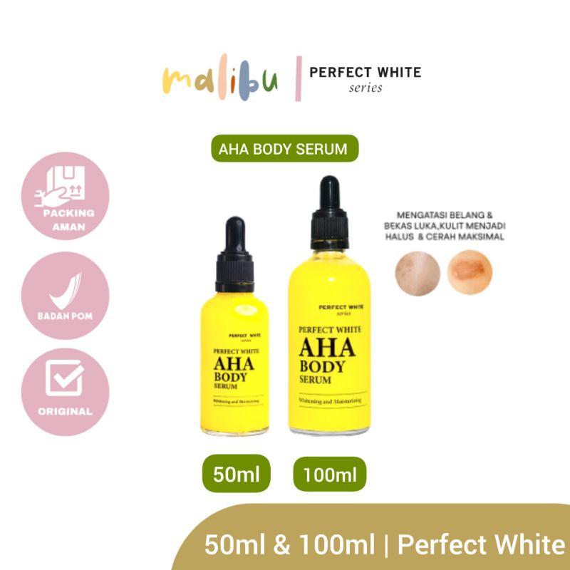 PERFECT WHITE AHA BODY SERUM 50ml