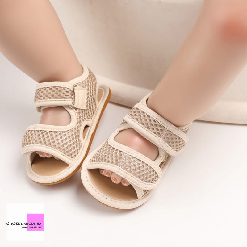 Sandal Bayi Prewalker Laki-Laki Perempuan Jaring 0-14 Bulan