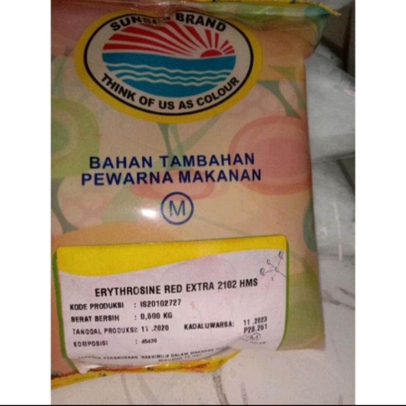 

Pewarna makanan Pink/Merah muda 500gr