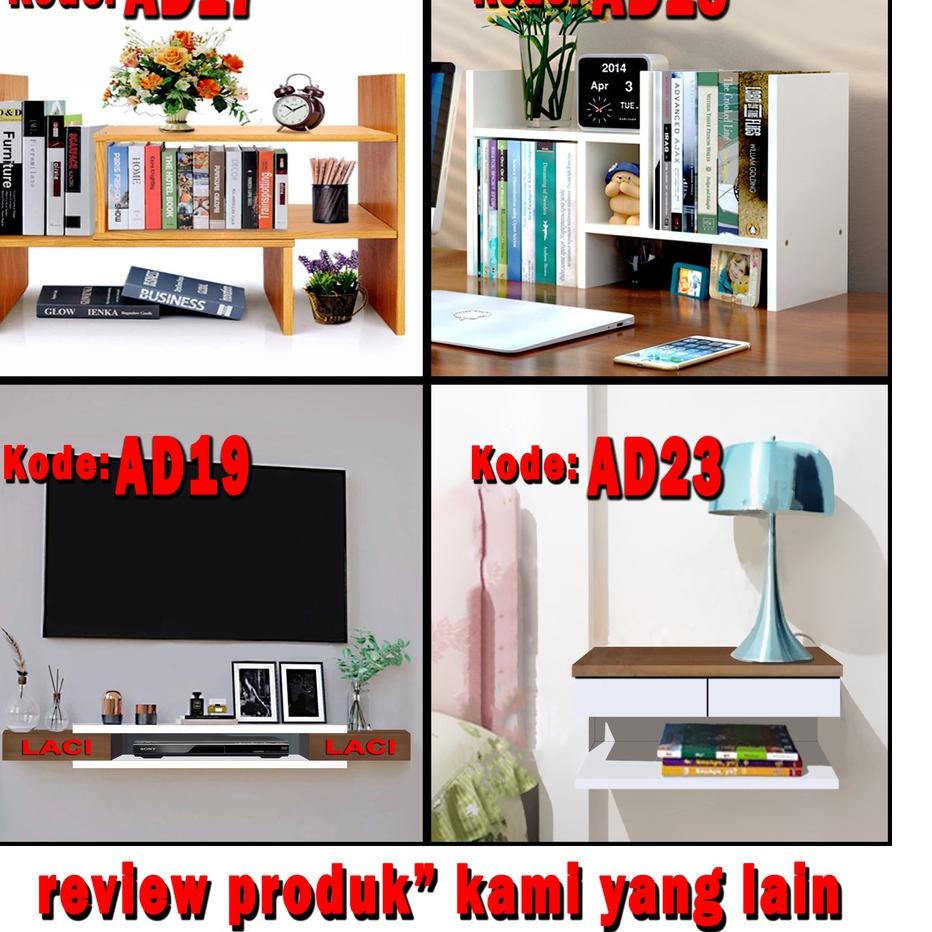 Harga Spesial rak ambalan dinding minimalis - AD10 / rak tv gantung / ambalan tv gantung / rak minim