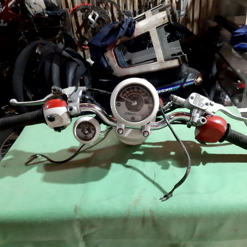 stang set kupu kupu speedometer amper bensin handel rem Yamaha fino 125 Fi grande