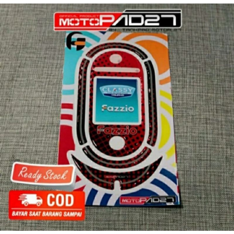 Stiker antigores spidometer FAZZIO 125 Resin Premium