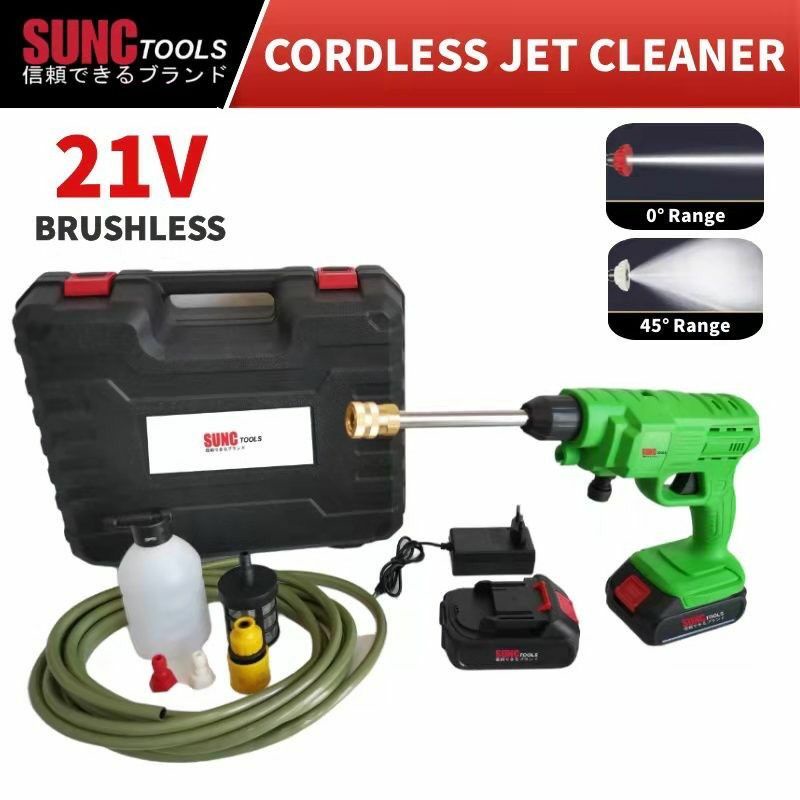 ￼SUNC JET CLEANER Cordless Brushless Mesin Cuci Mobil Motor / APR