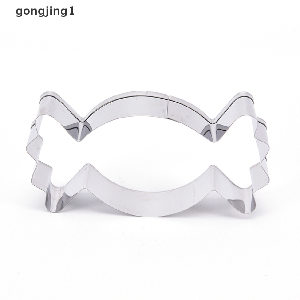 Ggg Alat Cetakan Kue Kering Bentuk Permen Bahan stainless steel cookie cutter biscuit cake baking mold Untuk Sarapan Anak ID