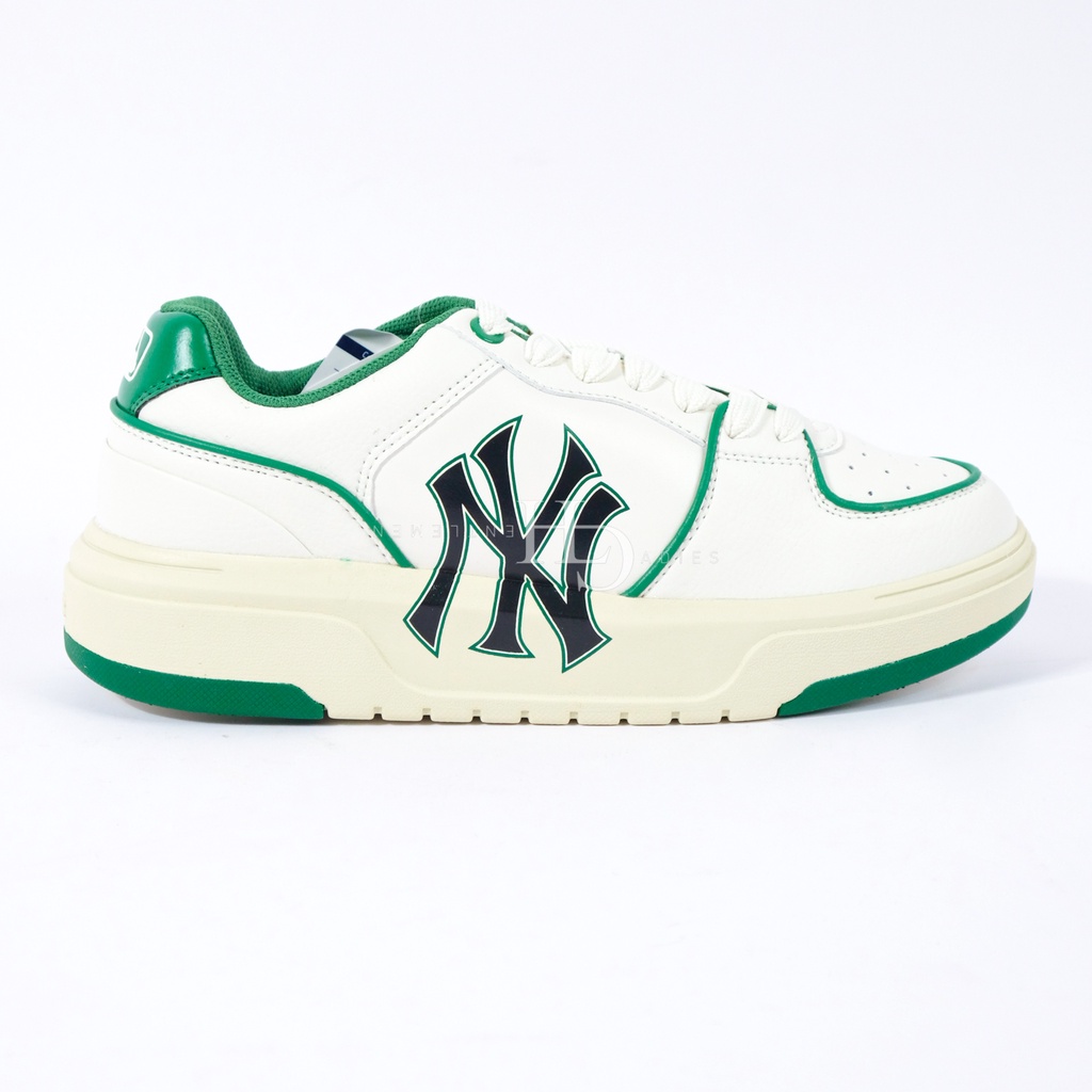 MLB NY Yankees Chunky Sneakers Liner White Green 100% Original