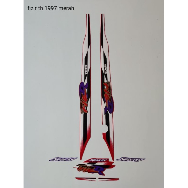 STRIPING ORI YANAHA FIZ R Th 1997)Merah
