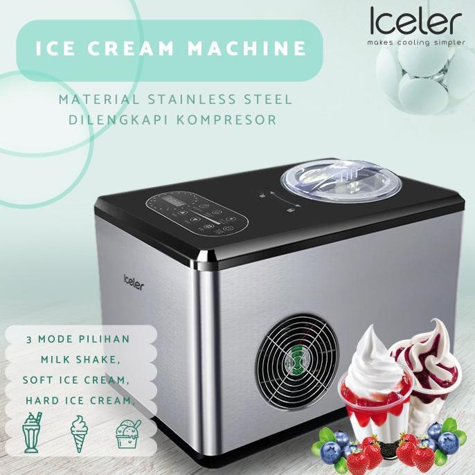 3 in 1 Iceler Slushy/ Mesin Es krim /Gelato /Homemade Ice Cream stok ada terus