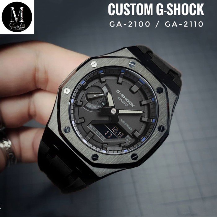 Custom AP G-shock GA-2100 GA-2110 Bezel Casio GA2100 [mod gen3 rubber]