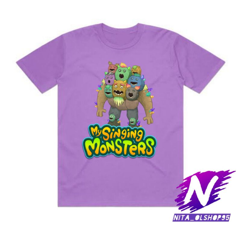 kaos mysinging monsters baju anak karakter my singing