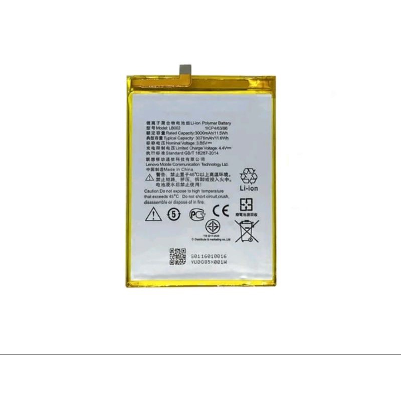 Baterai Lenovo S5 K520 LB002