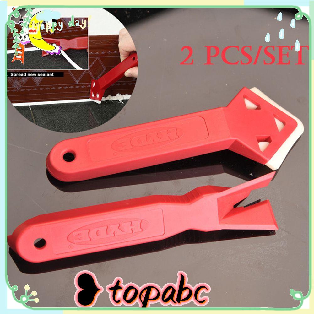 Top 2pcs/set Scraper Kaca Semen Kombinasi Silicone Hand Tools Spreader Spatula