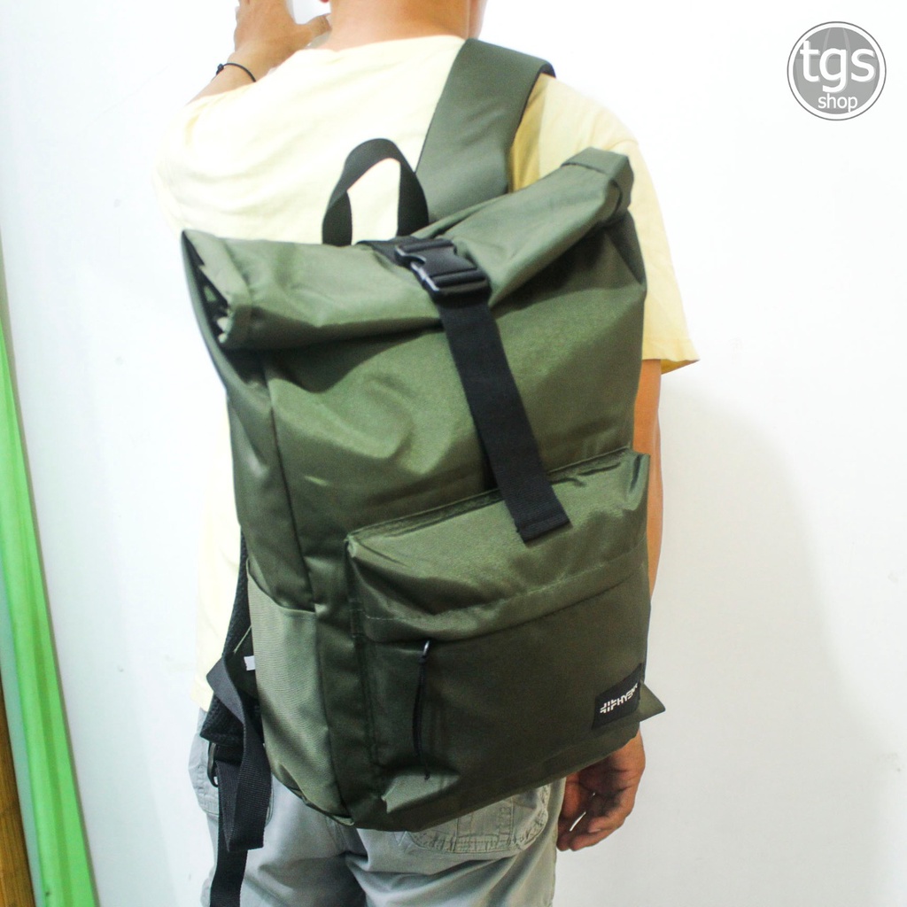 (TGS Olshop) - Tas Ransel Pria Wanita Ada Tempat Laptop Keren Stylish Ransel Backpack Tas Punggung Termurah