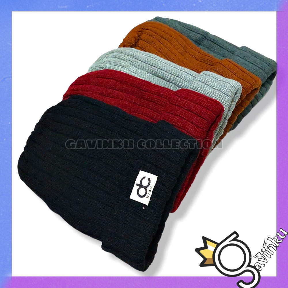 Topi Kupluk Bayi Anak Laki Laki Perempuan Umur 6 12 bulan 1 2 3 Tahun Rajut Lapis Dobel Premium Lipat Murah Beanie Hat Usia Baru Lahir Newborn Gaul Keren Model Baru Kekinian Korea Ketu Koplok Topu Kerpus Kuplok