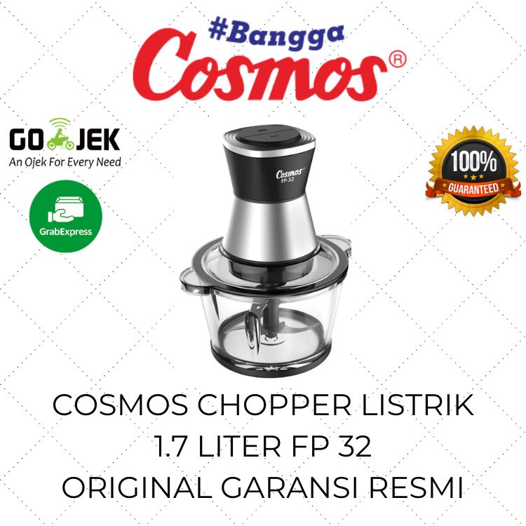 Cosmos Chopper Food Processor 1.7 Liter FP 323 / Blender Belender Coper Besar Murah Penggiling Dagin