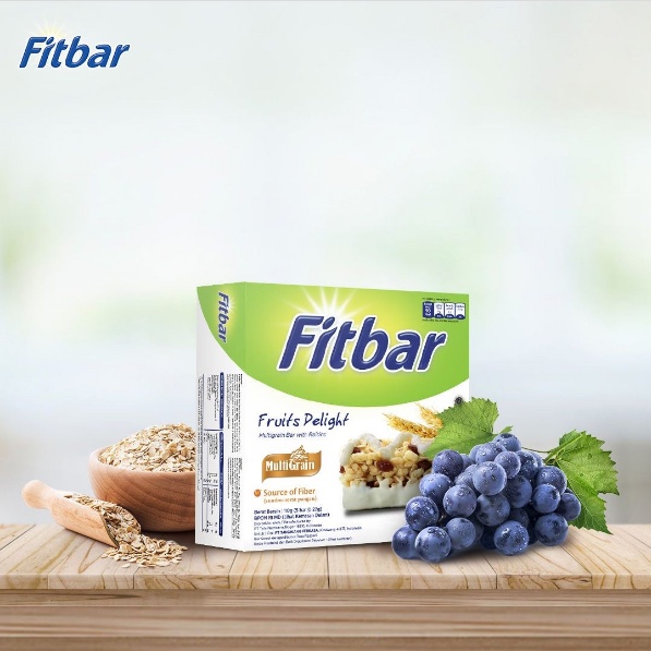 Fitbar Multigrain Fruits Coklat Tiramisu Delight 20gr