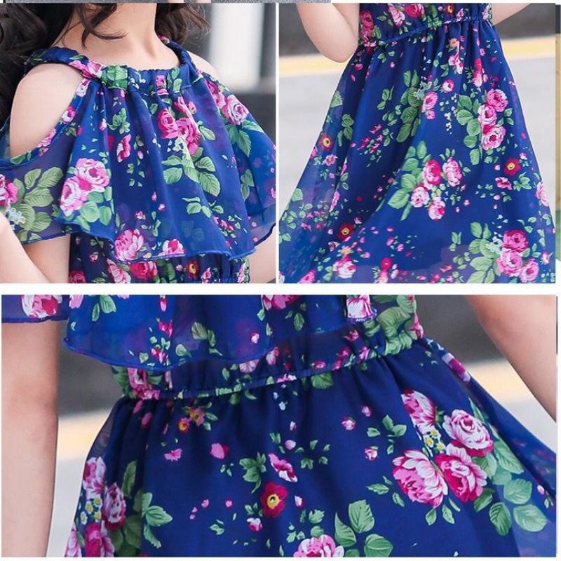Dress Ji Hyun uk 2 - 7 Tahun | Dress Anak Perempuan Korea Style 2022 - Baju Anak Perempuan - Dress Anak Kualitas Import Dres Sabrina Korean Babycinnamon