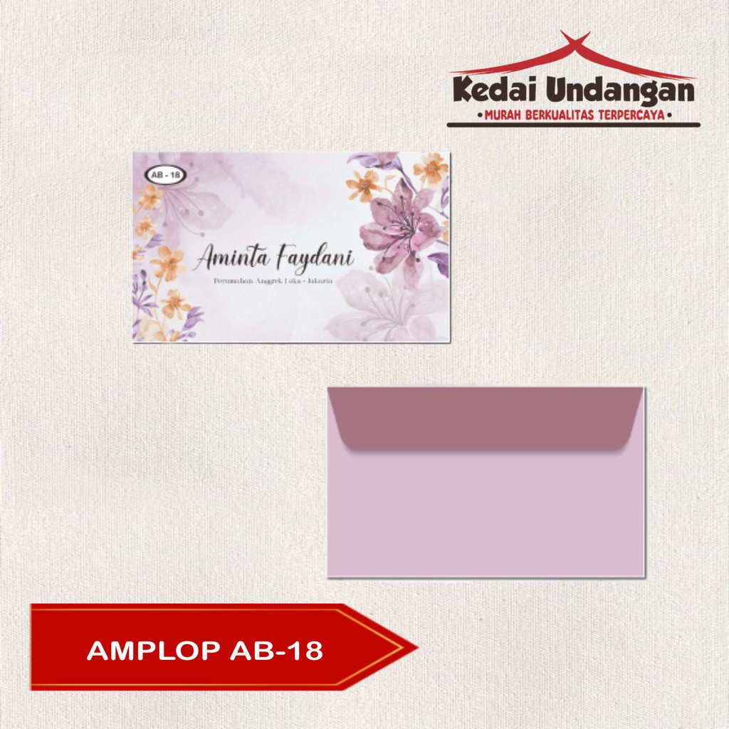 

Amplop Falah AB 18 Terbaru Tanpa Cetak Isi 50pcs