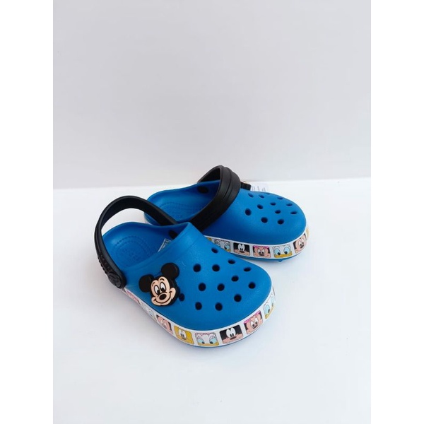 SANDAL ANAK CROCS MICKEY BLUE MINNIE PINK CLOG KIDS and JUNIOR