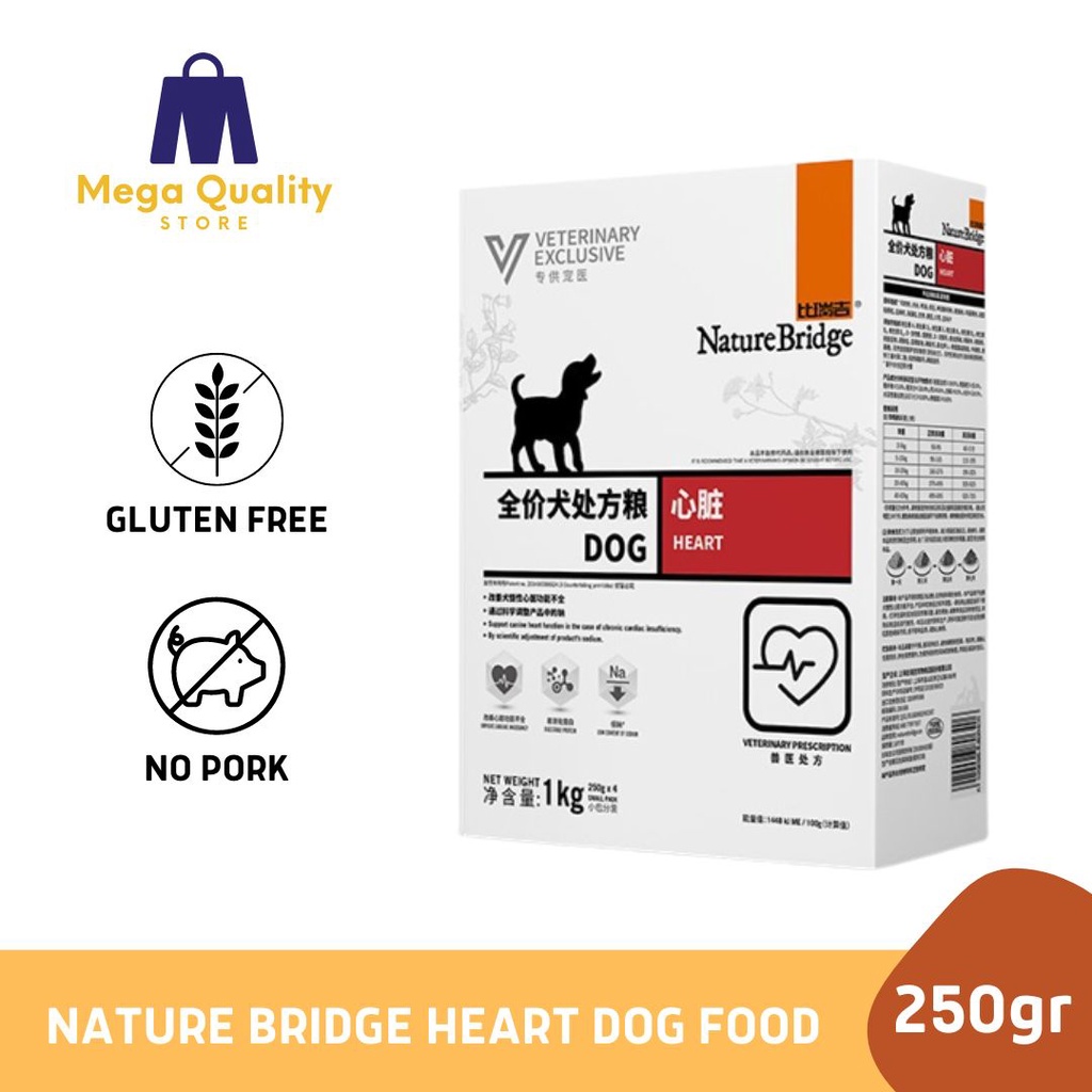 Nature Bridge Heart Vet Dog Food Freshpack 250gr