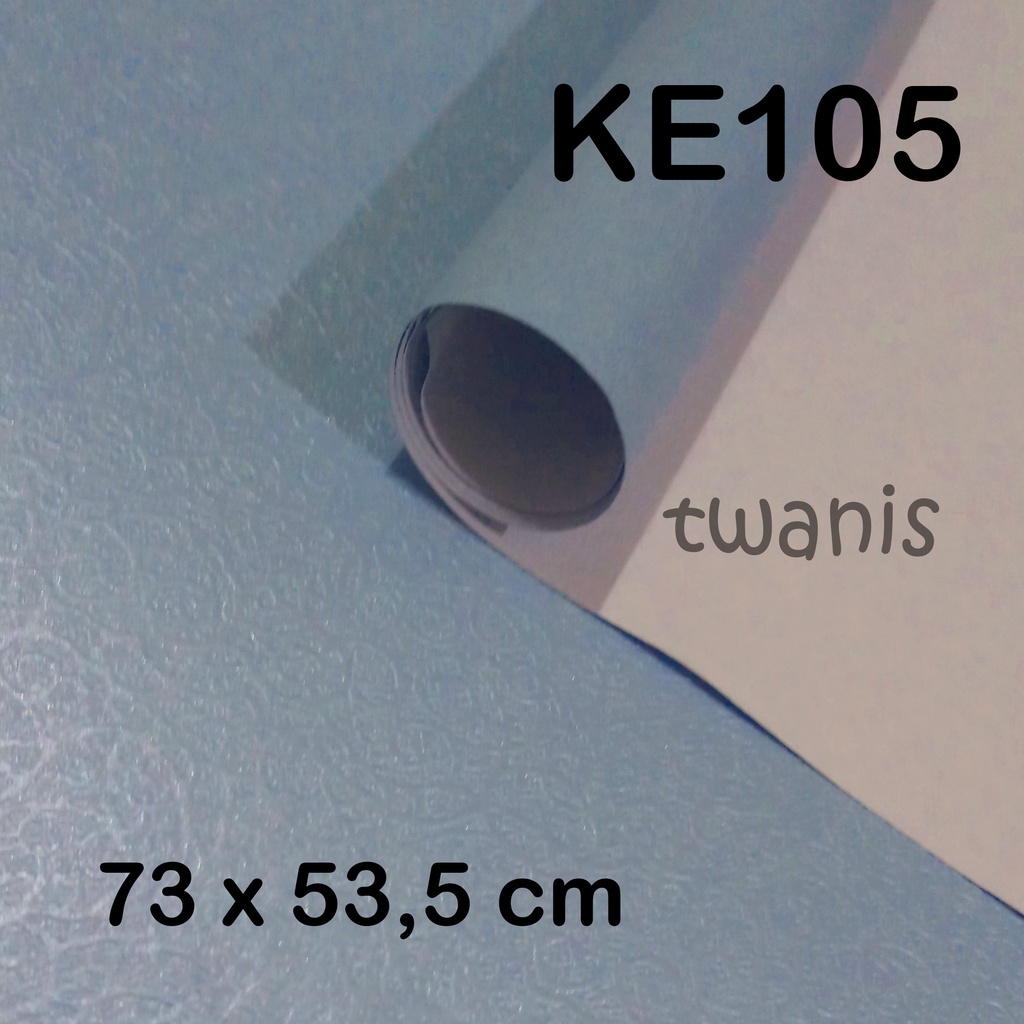 

Kertas Emboss biru tosca pembungkus hampers eksklusif (isi 10 lembar)