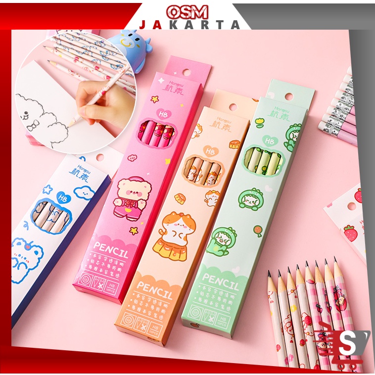 

OSM JKT S5670 Pensil Set Isi Banyak / Pensil Set Alat Tulis Sekolah Anak Lucu / Pensil Set Pack Cute / Pensil Anak Karakter Lucu