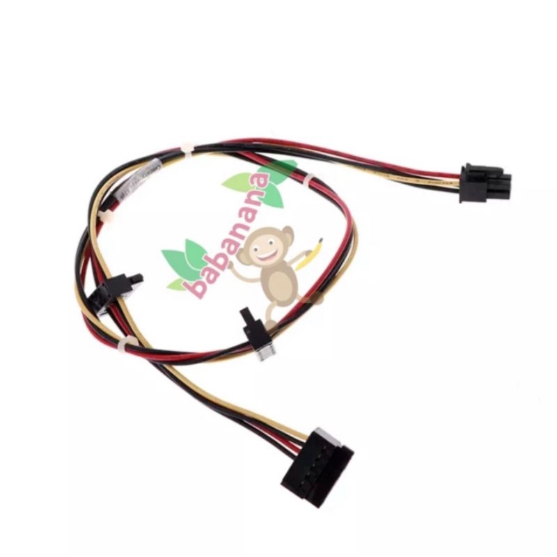 ATX 4 pin to 3 sata power kabel splitter converter hdd ssd type 2