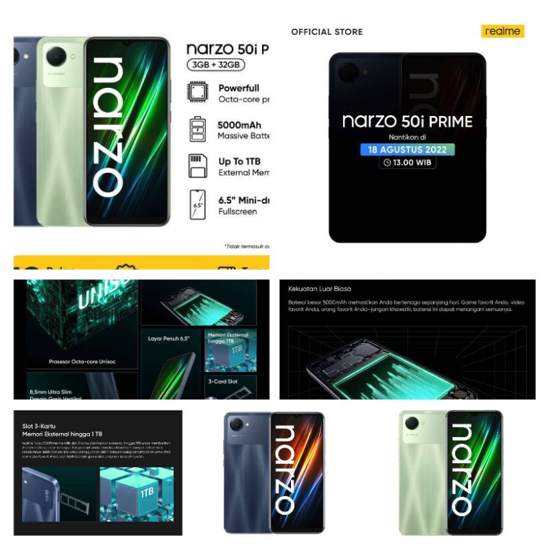Realme narzo 50i Prime 3GB 32GB