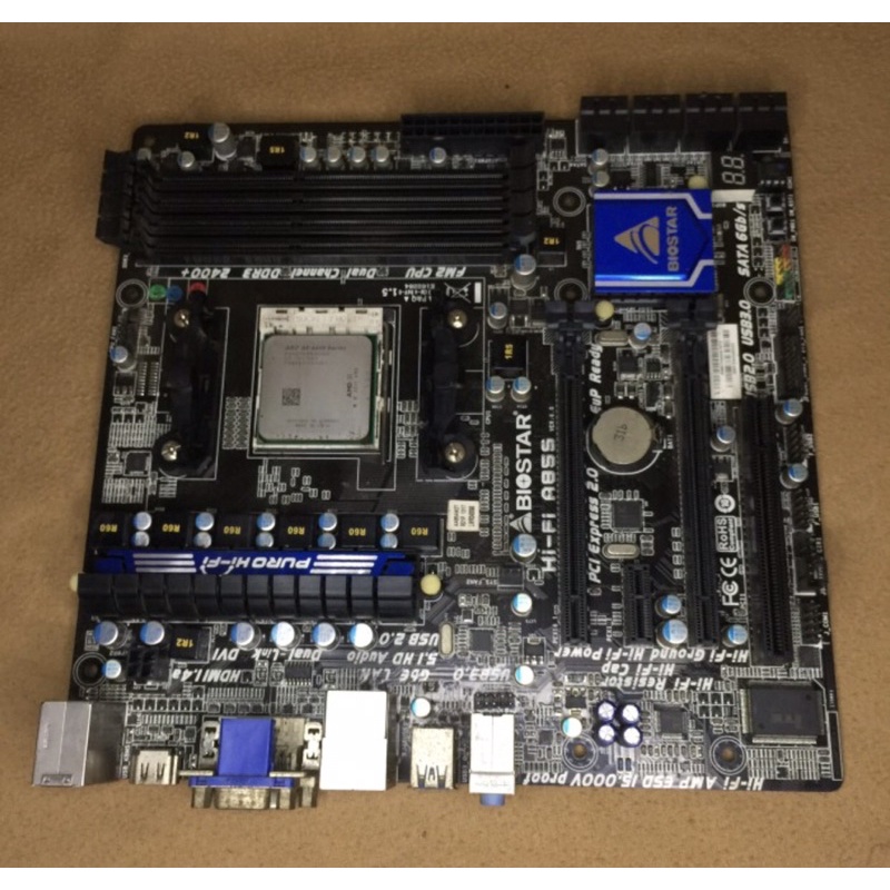 mobo Biostar fm2 hi fi A855 + Proci amd a8 6600k