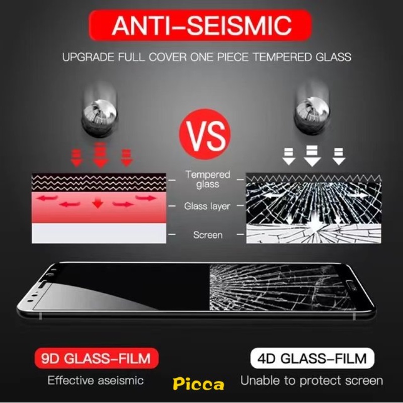 9d Full Cover Tempered Glass Pelindung Layar Untuk Redmi A1 10 9 10C 10A 9T 9A 9C 8 8A Mi 12x11 Lite 11T 12 Redmi Note1 10 8 9 10pro 10s 11pro 9pro 9s Poco M3 F3 F4 X3 NFC Pro