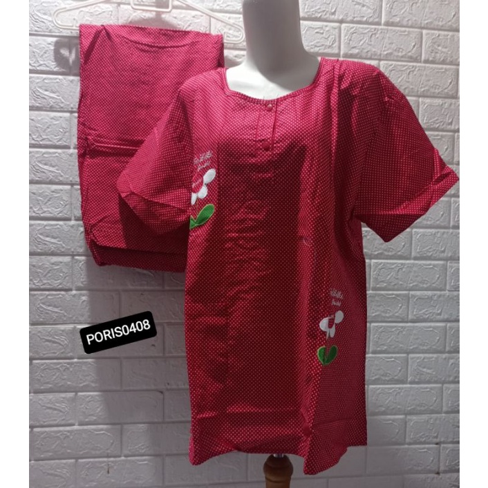 Baju Tidur HOKI CPXXL Jumbo Katun wanita (Flower 2)