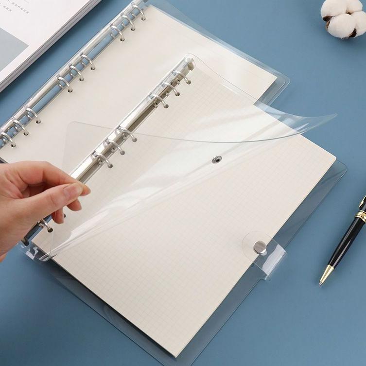 

»»» 9 ring binder transparan A4 B5 - journal planner notebook buku tulis catatan polos [thehanscorner］