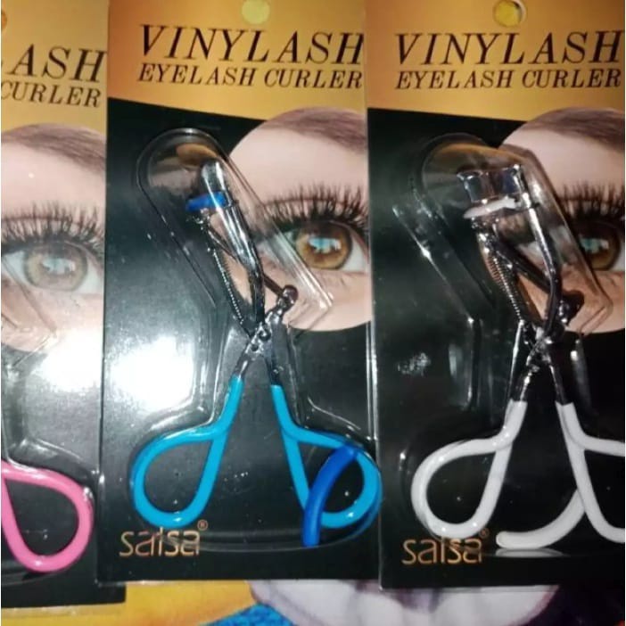 ~ PIYOSHI08 ~ SALSA Penjepit bulu mata Vinylash Eyelash Curler Stainless Steel AF112