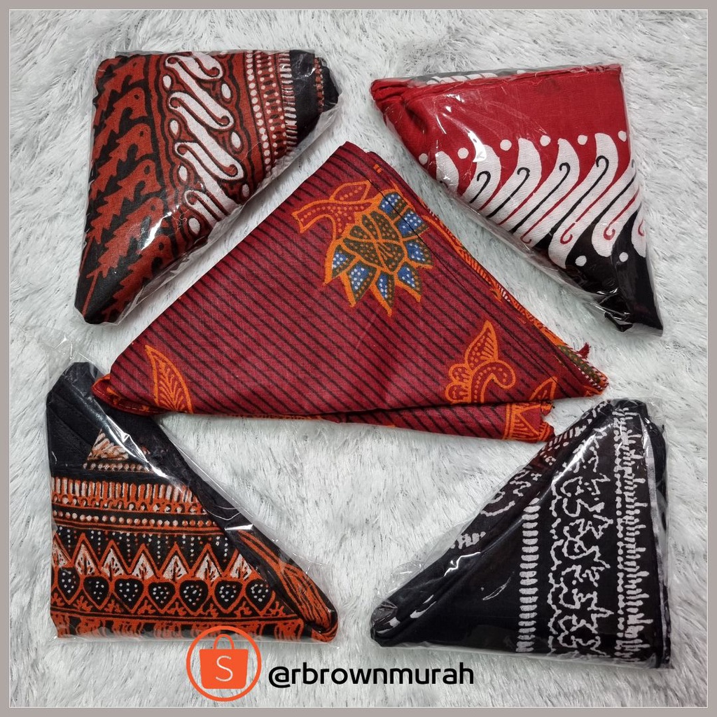 Udeng segitiga Banyuwangi / Udeng segitiga Anak Motif / iket udeng segitiga motif jawa timuran Udeng